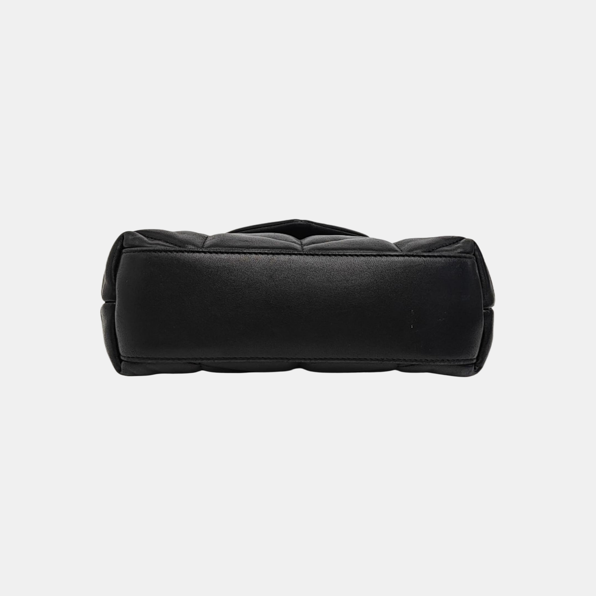 PUFFER Quilted Lambskin Black