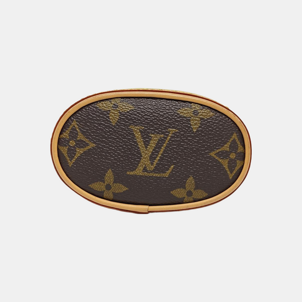 FOLD ME Monogram Coated Canvas Brown