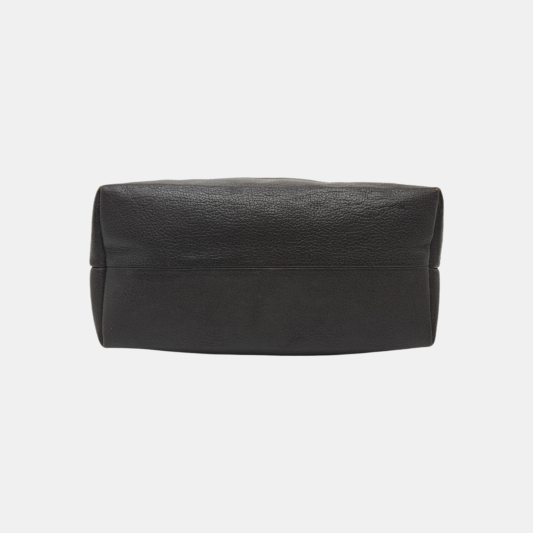 Calfskin Top Handle Bag Brown