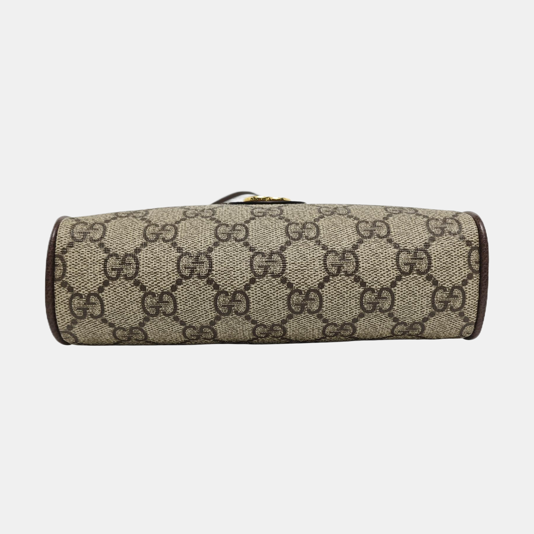 Ophidia Mini Monogram Coated Canvas Beige