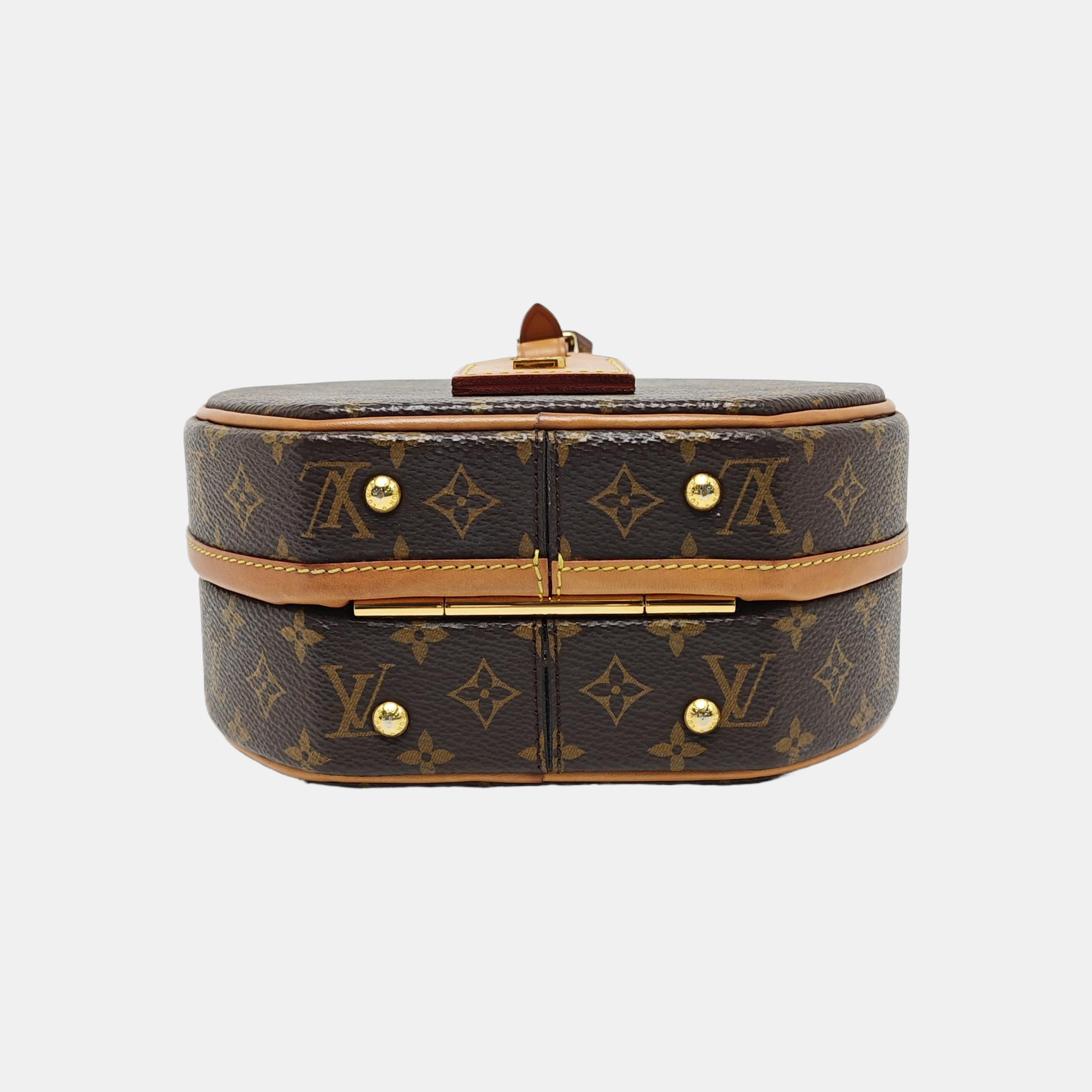 BOITE CHAPEAU PM Monogram Coated Canvas Brown