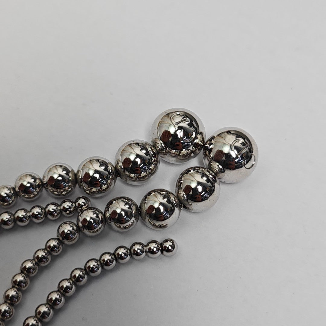 Metal Silver Stud Earrings