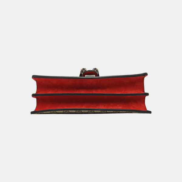 Dionysus Small Monogram Coated Canvas Black