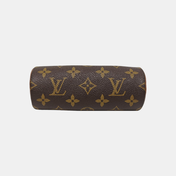 PAPILLON Mini Monogram Coated Canvas Brown