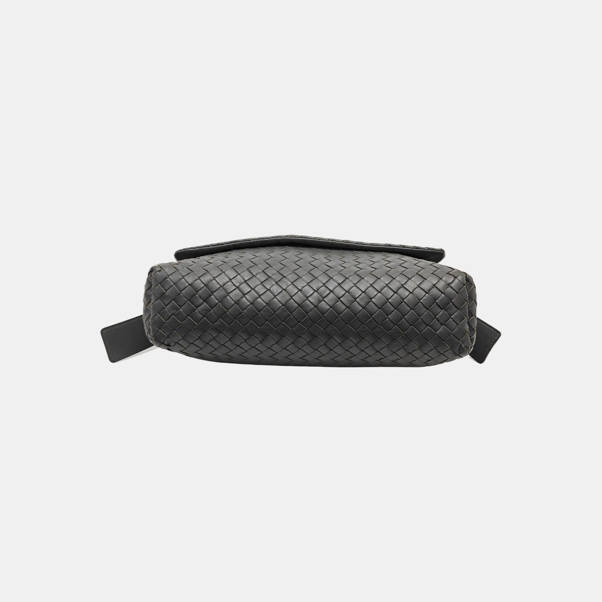Calfskin Shoulder Bag Gray