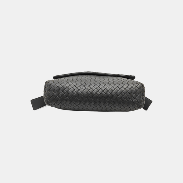 Calfskin Shoulder Bag Gray