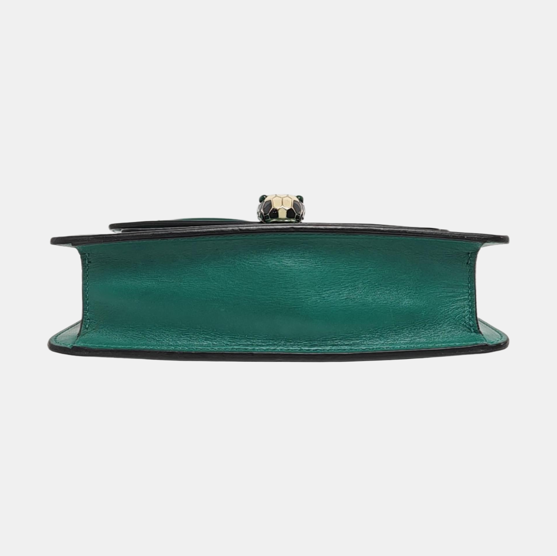 SERPENTI FOREVER Small Calfskin Green