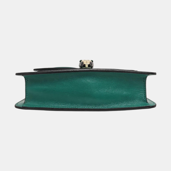 SERPENTI FOREVER Small Calfskin Green