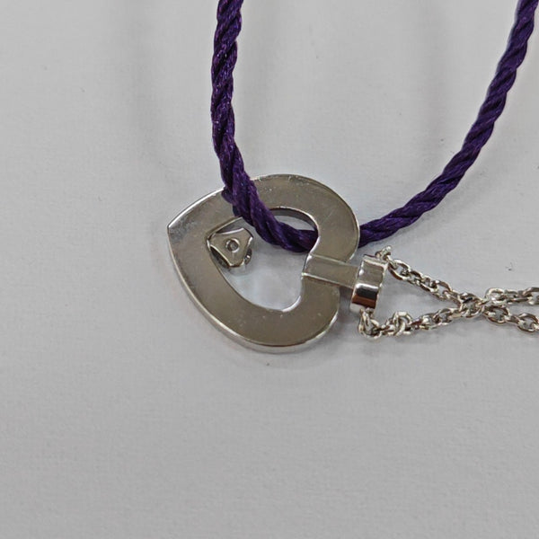 18k White Gold Silver Necklace