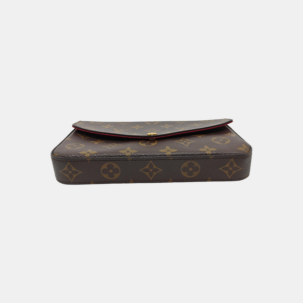 FÉLICIE Monogram Coated Canvas Brown