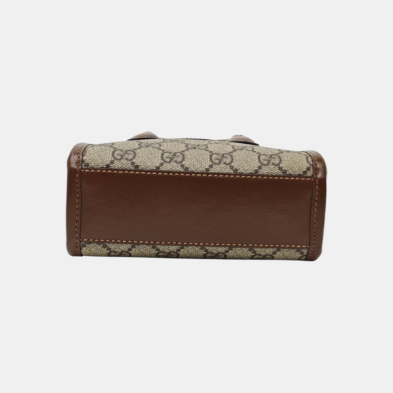 Retro Mini Monogram Coated Canvas Beige