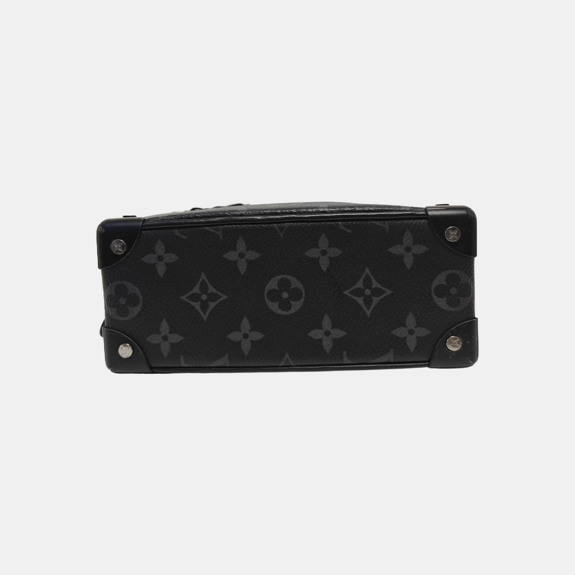 SOFT TRUNK Mini Monogram Coated Canvas Black