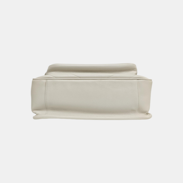 NIKI Medium Chevron Lambskin Gray