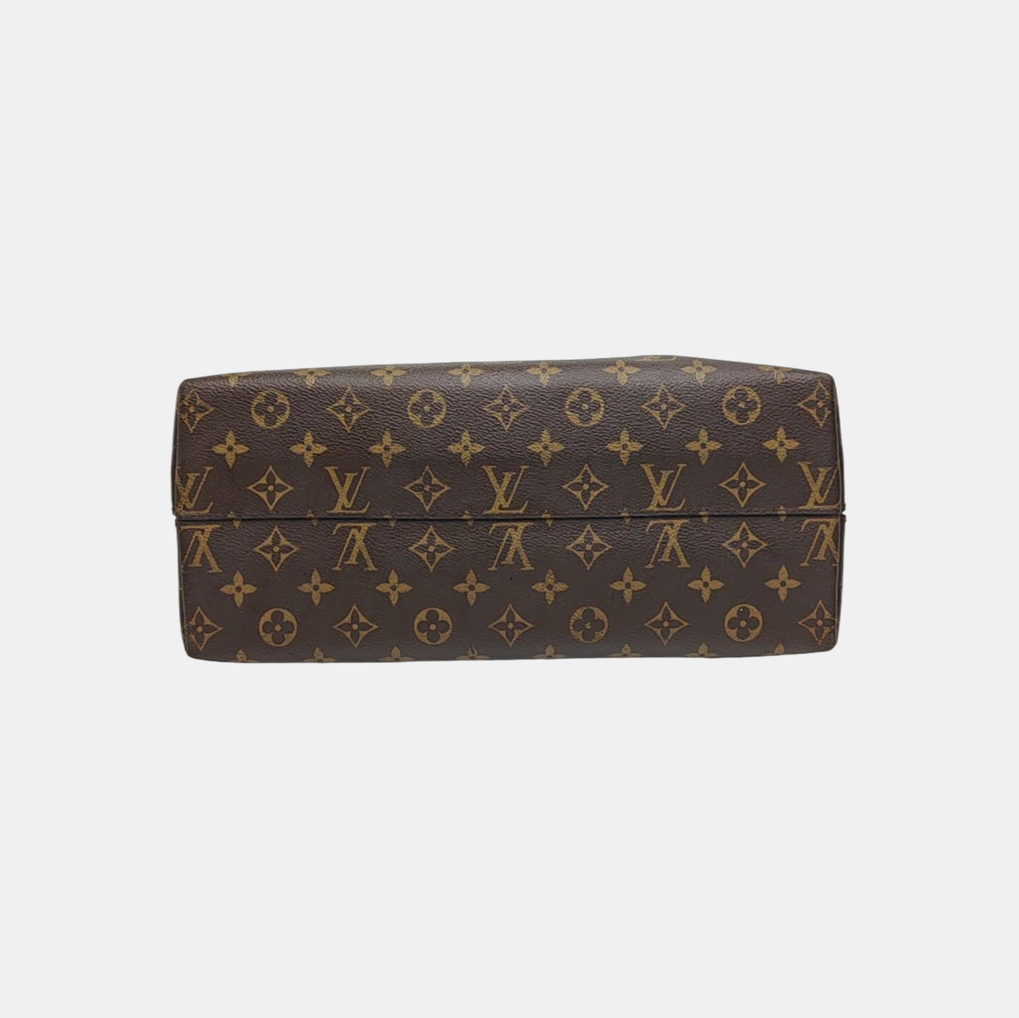 ALMA BNB MM Monogram Coated Canvas Brown