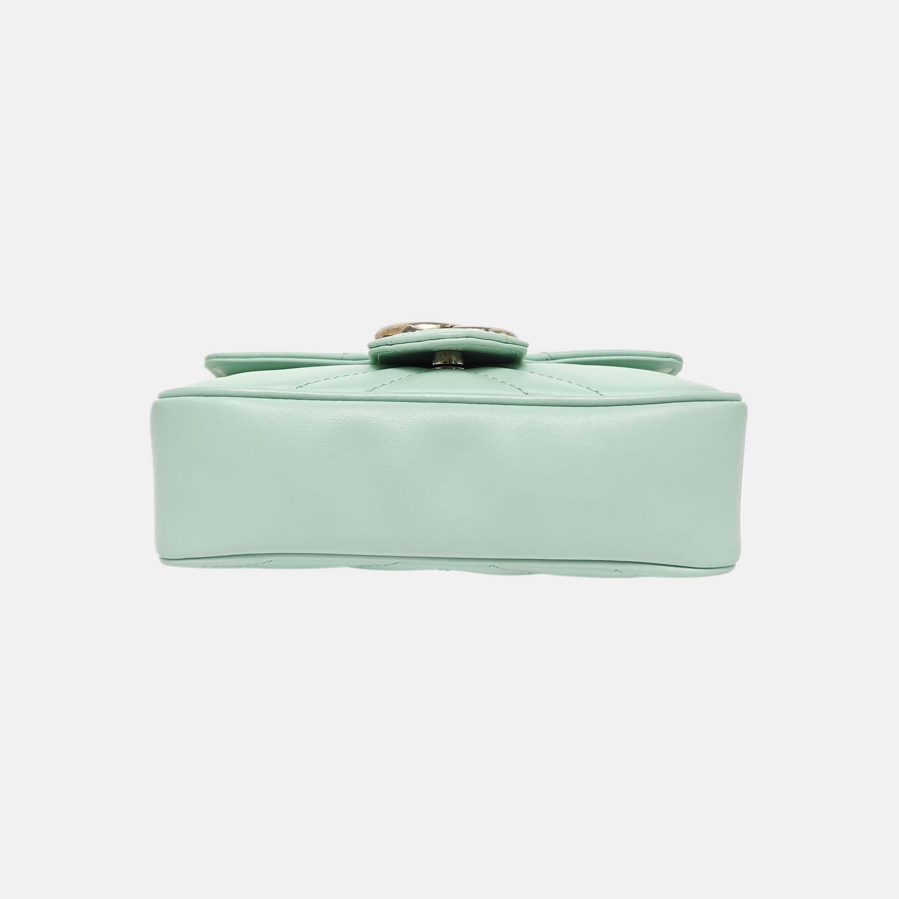 GG Marmont Mini Quilted Calfskin Green