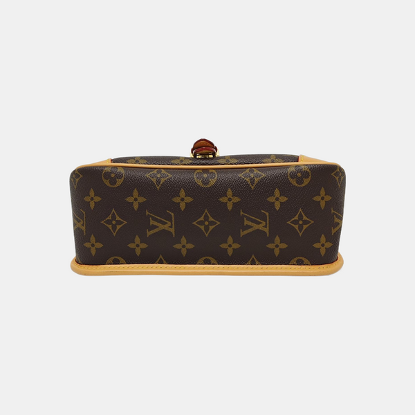 DIANE Monogram Coated Canvas Brown