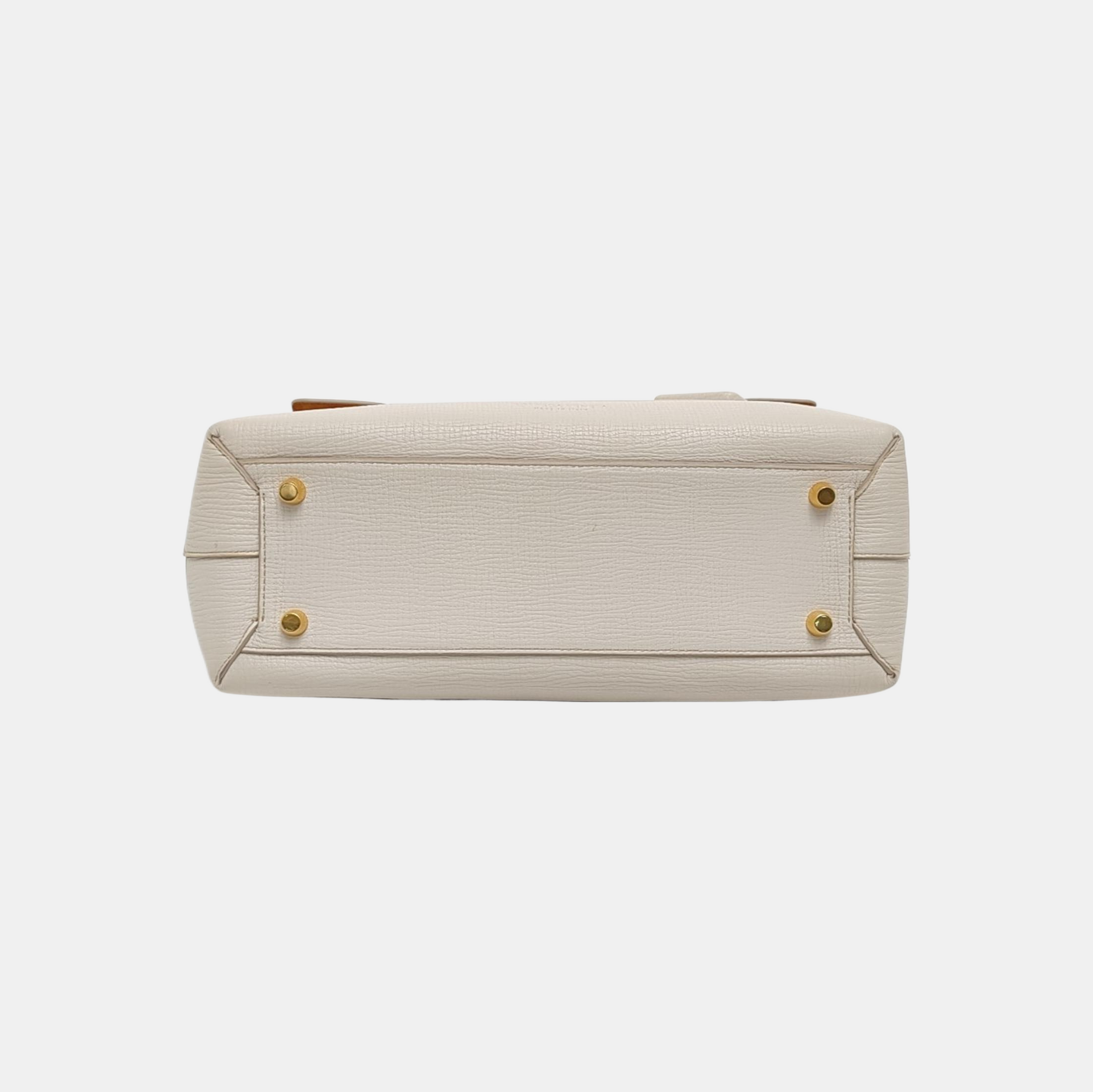 Authenticated pre-owned  Arco Medium Calfskin White - Tote Bag at Looply