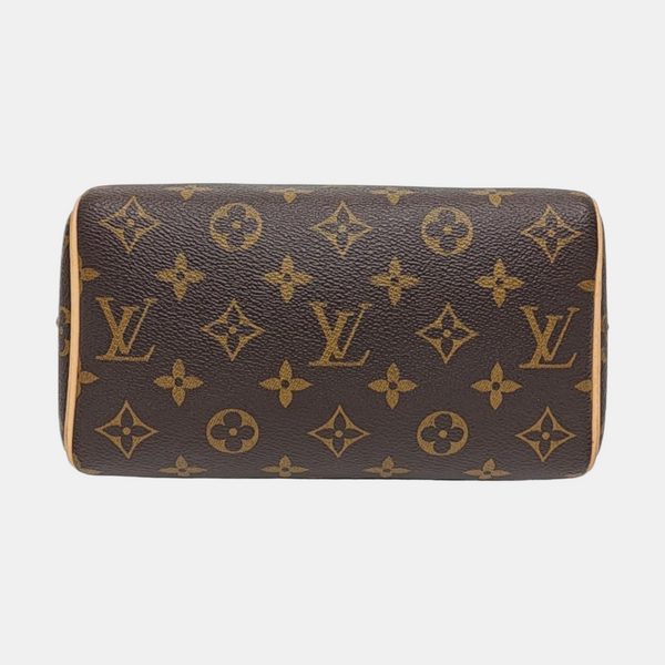 SPEEDY 20 Monogram Coated Canvas Brown