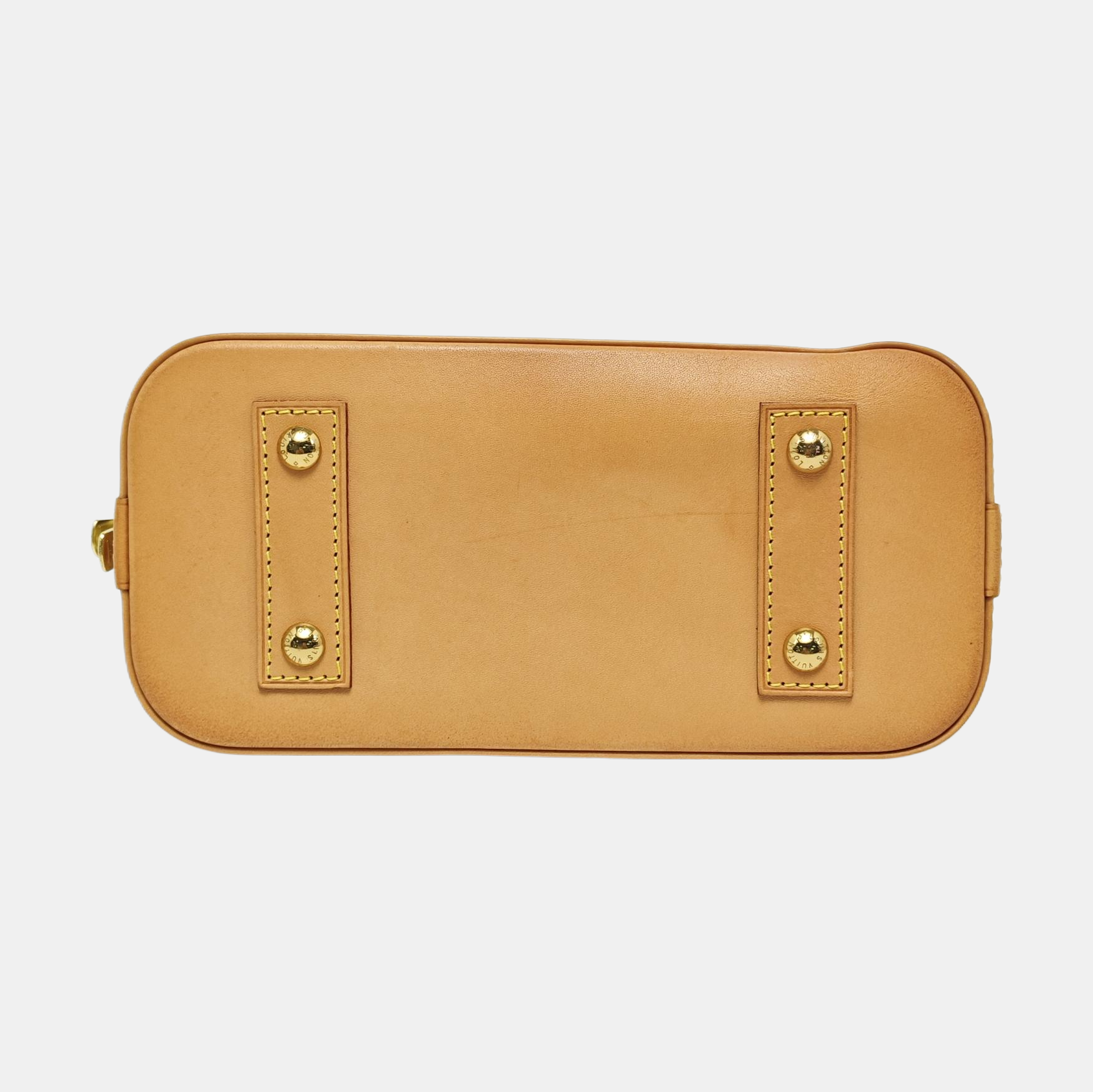 ALMA BB Monogram Coated Canvas Brown