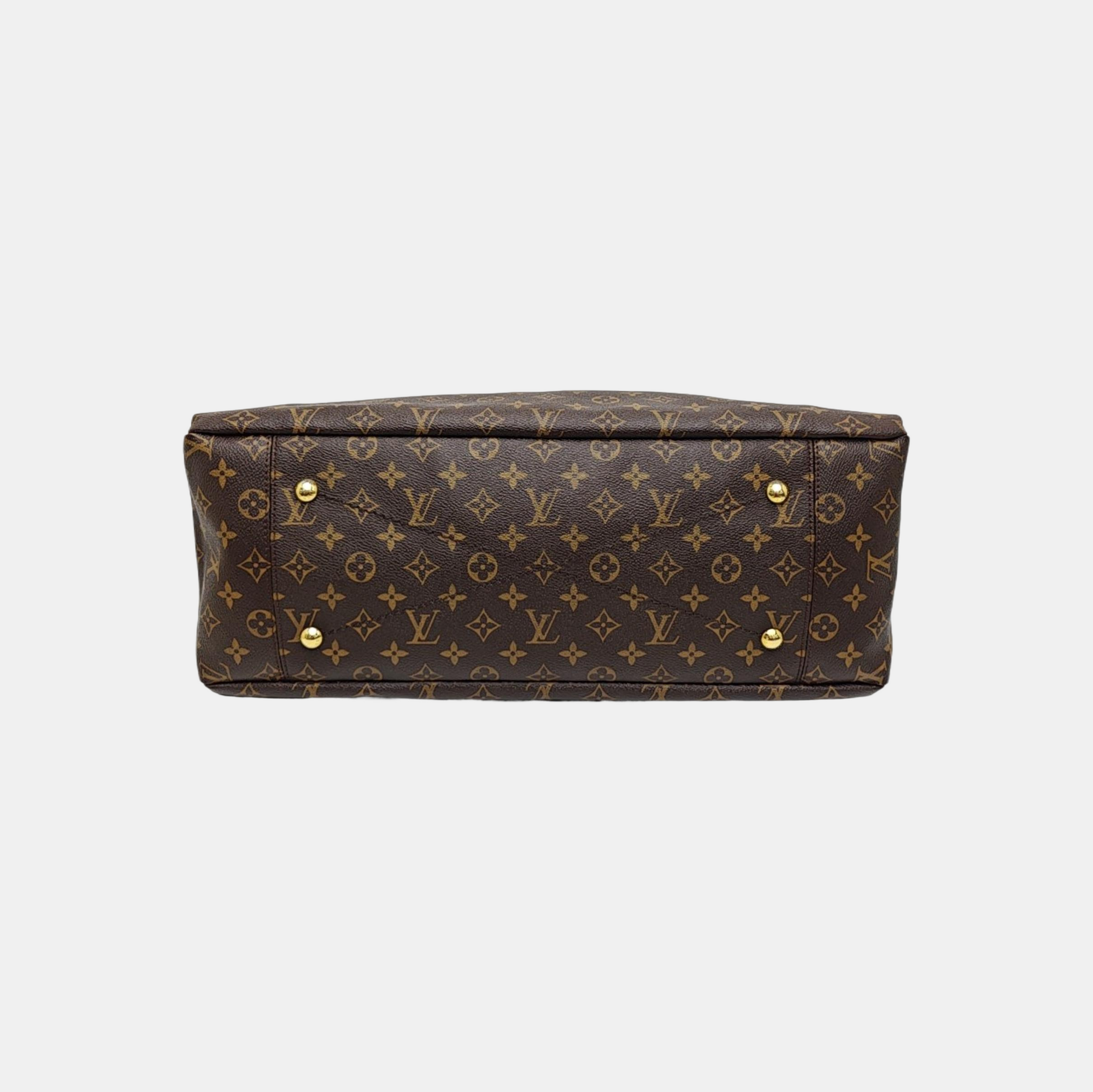 ARTSY GM Monogram Coated Canvas Brown