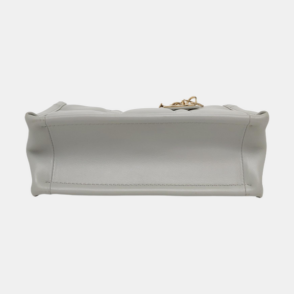 Book Tote Mini Cannage Calfskin Green