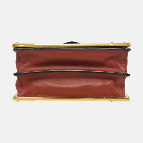 Cahier Mini Saffiano Calfskin Red