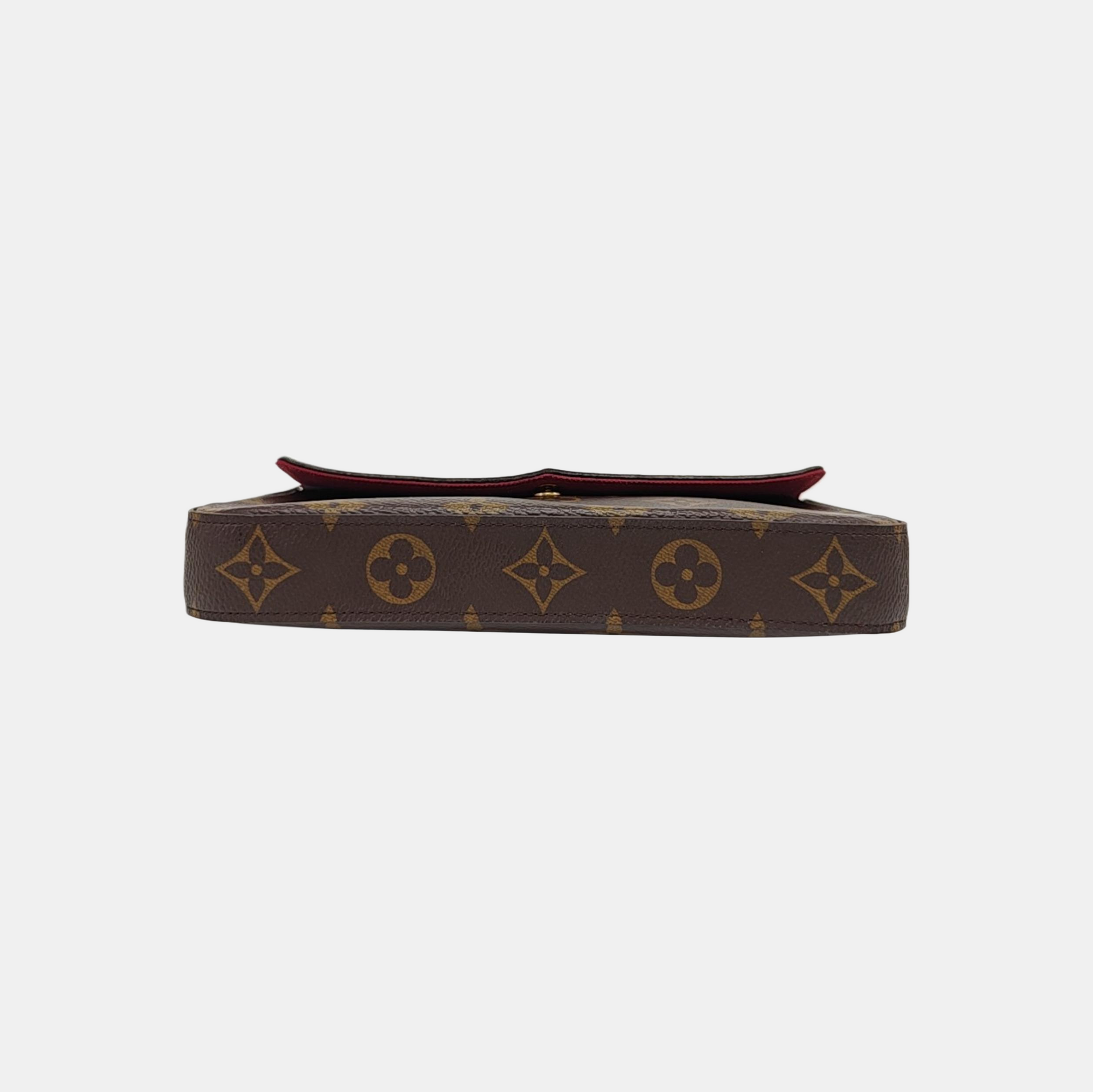 Authenticated pre-owned  FÉLICIE Monogram Coated Canvas Brown - Shoulder Bag at Looply
