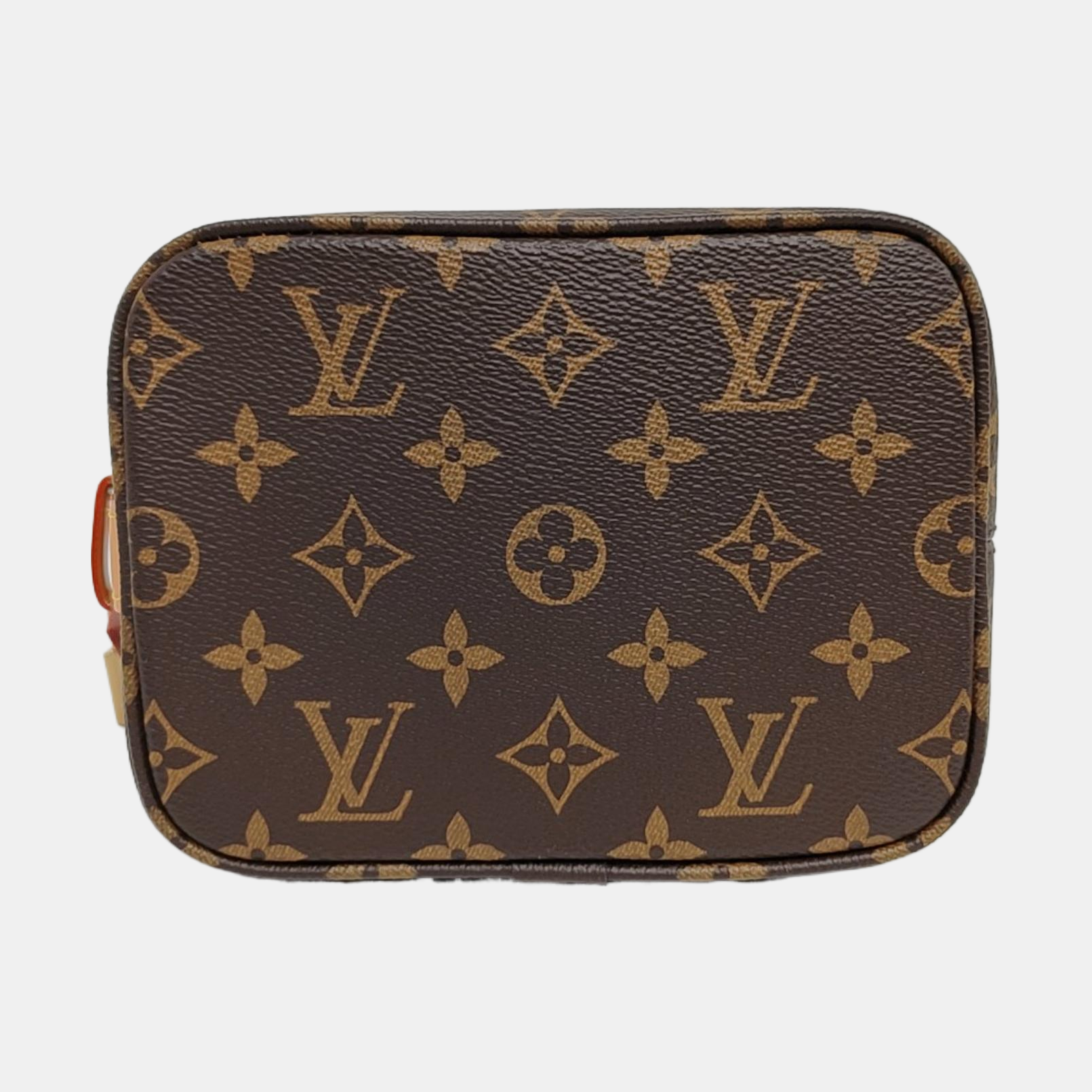 ALL IN BB Monogram Coated Canvas Brown