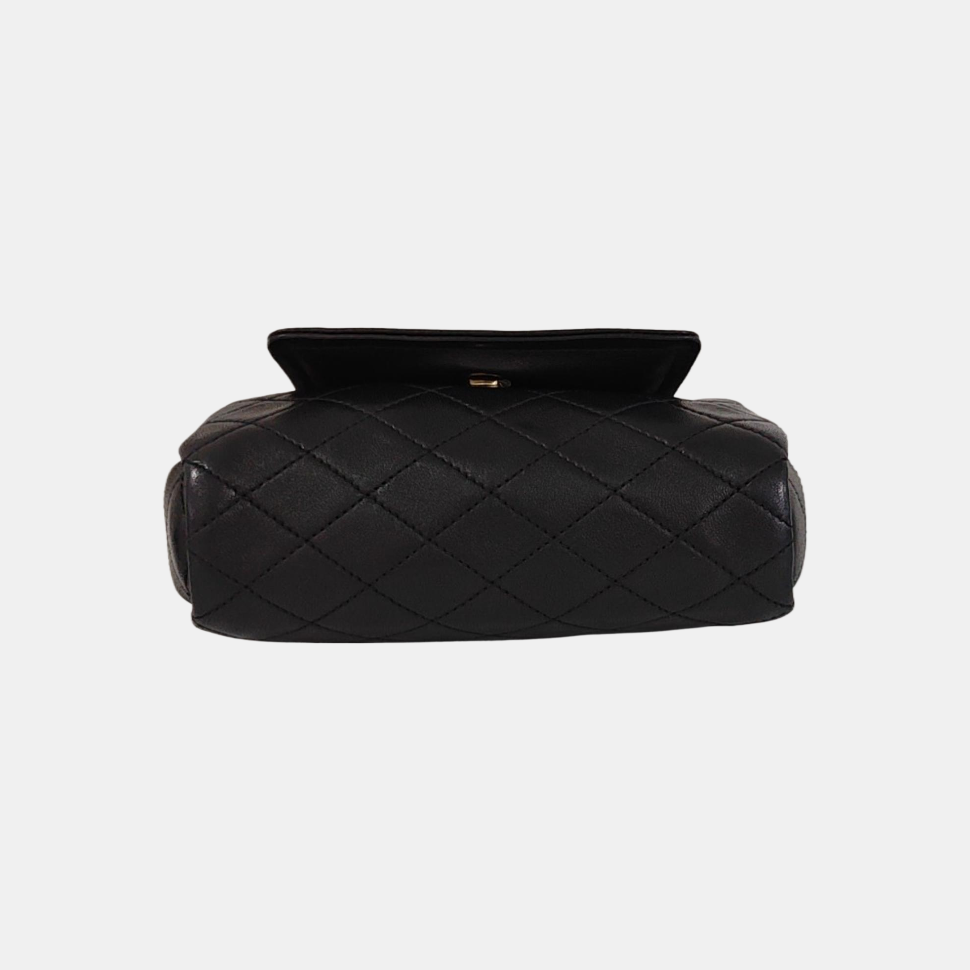 NOLITA Mini Quilted Lambskin Black