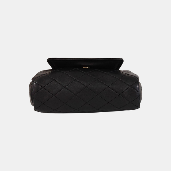 NOLITA Mini Quilted Lambskin Black