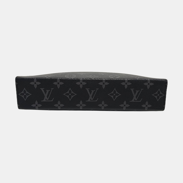 Pochette Voyag MM Monogram Coated Canvas Black