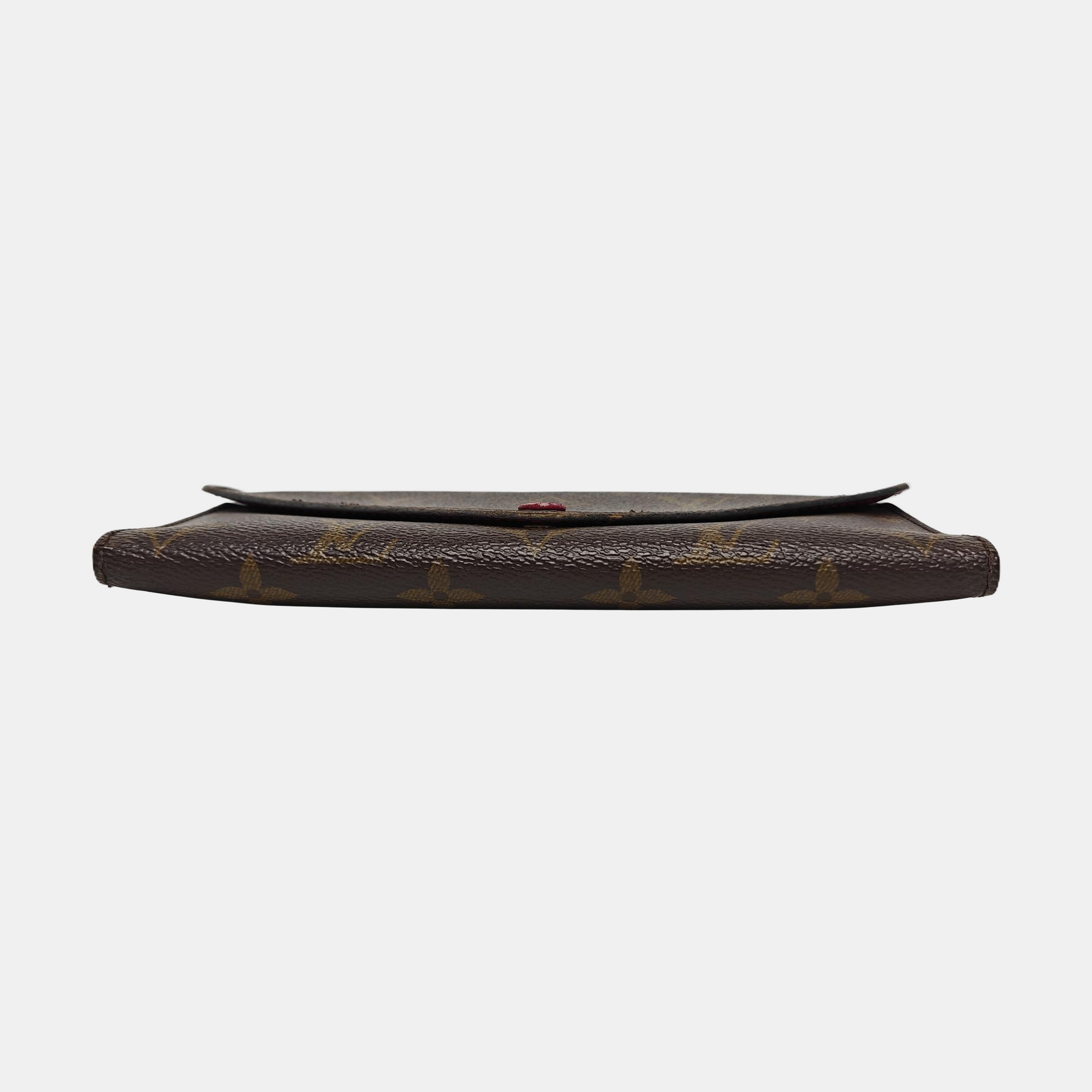 JOSÉPHINE Monogram Coated Canvas Brown Wallet