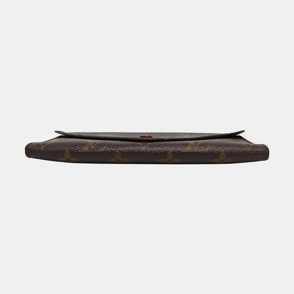 JOSÉPHINE Monogram Coated Canvas Brown Wallet