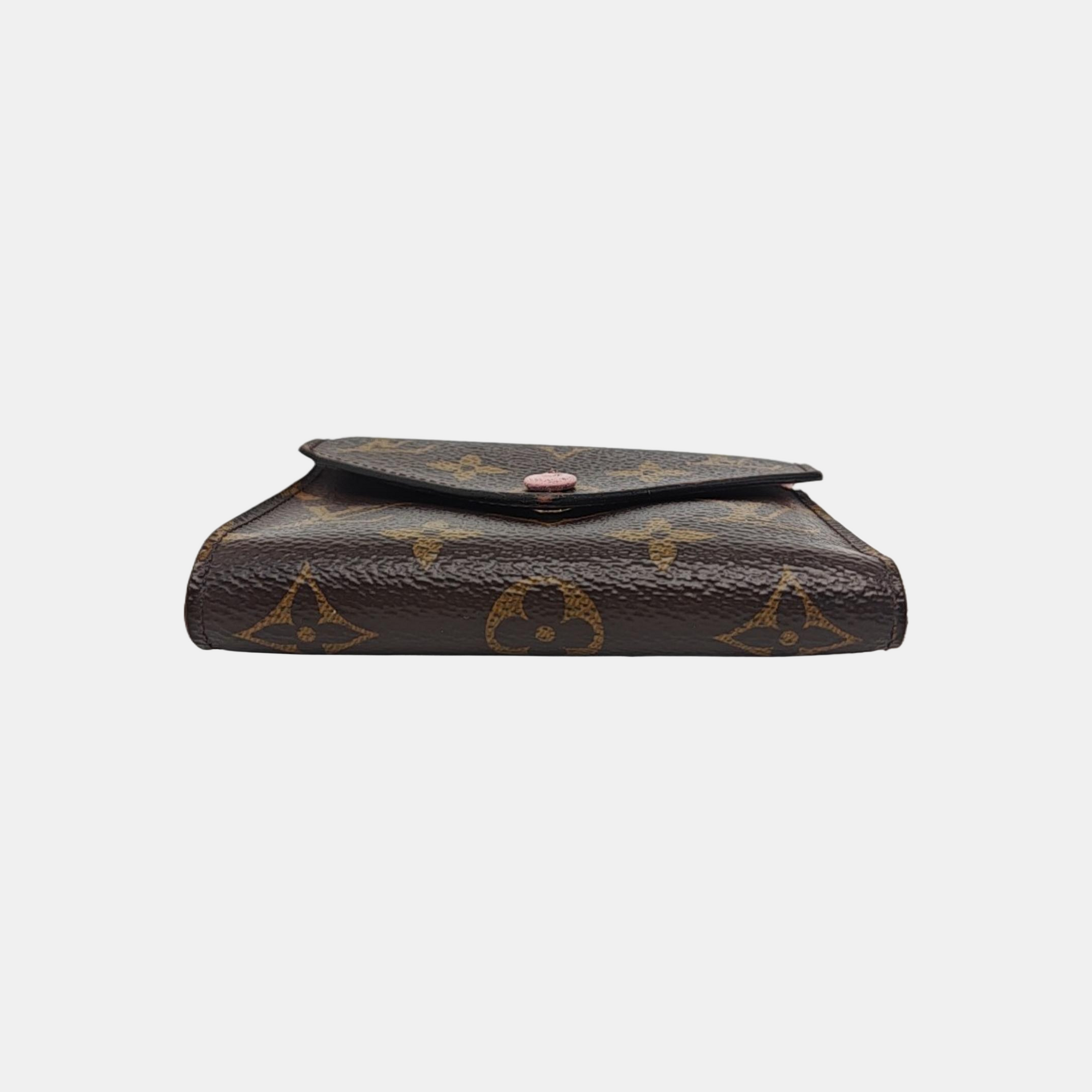 VICTORINE Monogram Coated Canvas Brown Wallet