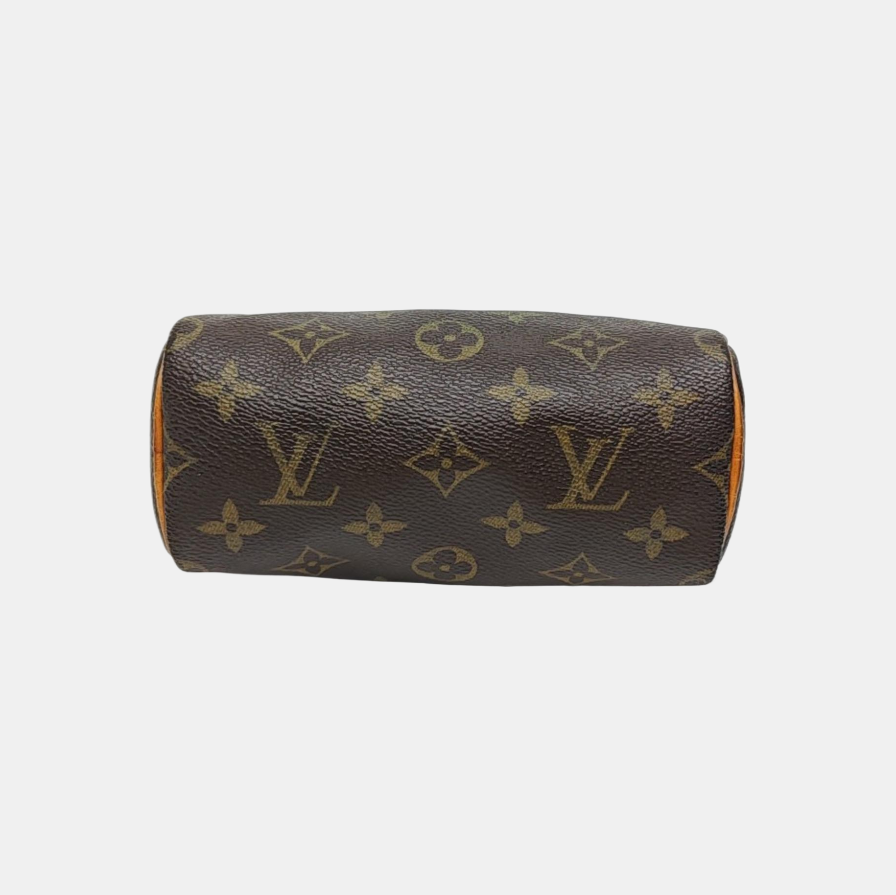 SPEEDY Monogram Coated Canvas Brown