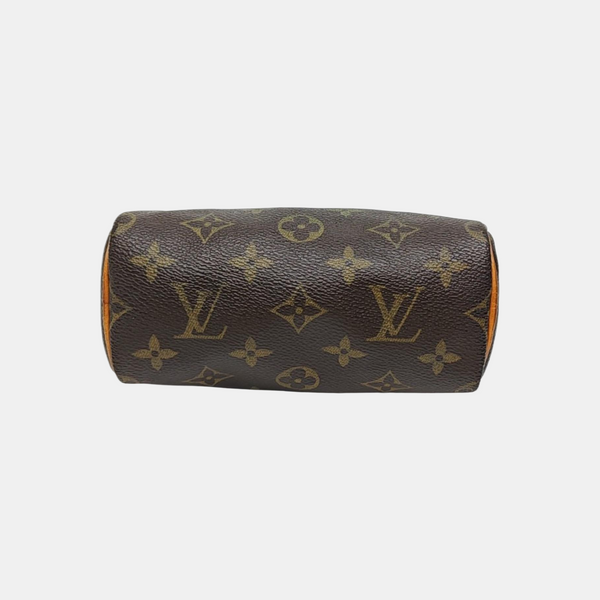 SPEEDY Monogram Coated Canvas Brown