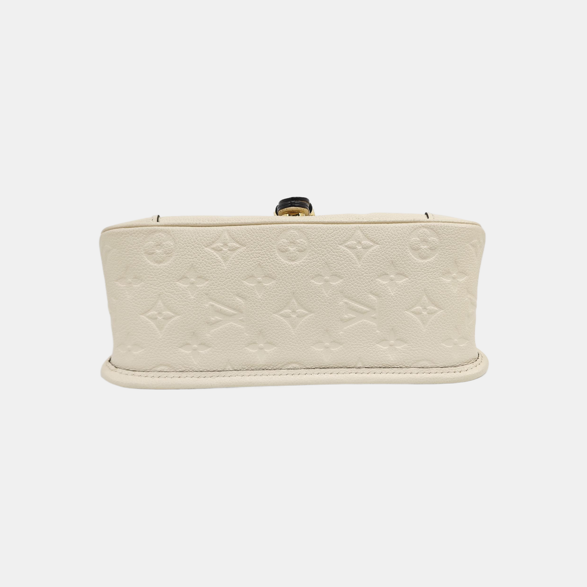 DIANE Monogram Calfskin Beige