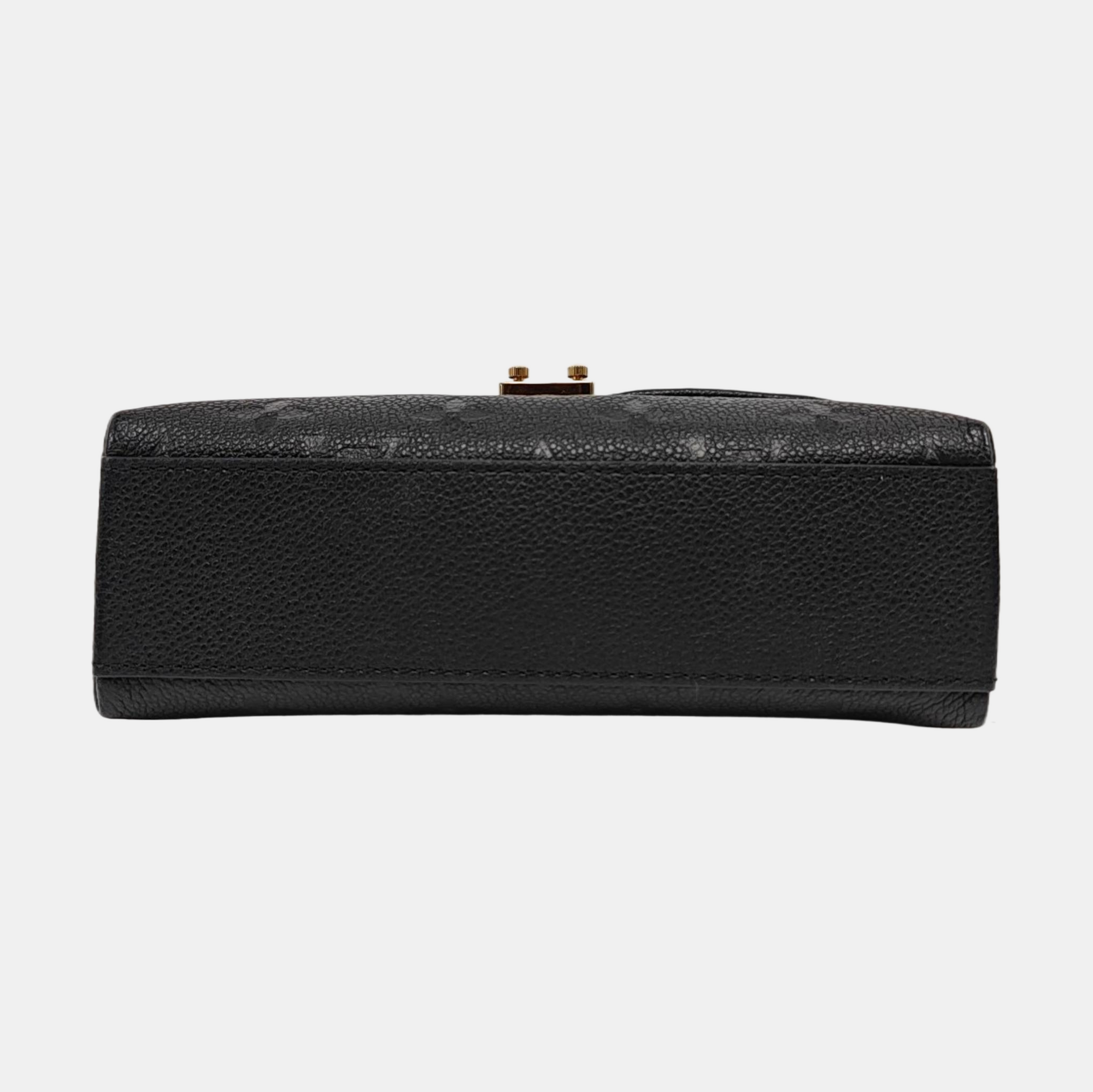 MADELEINE Nano Monogram Calfskin Black