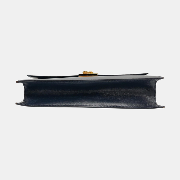 Calfskin Shoulder Bag Blue