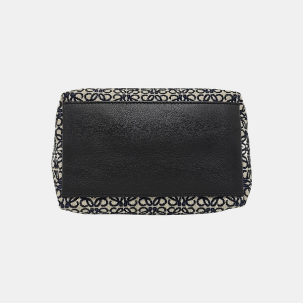 Monogram Canvas Top Handle Bag Blue
