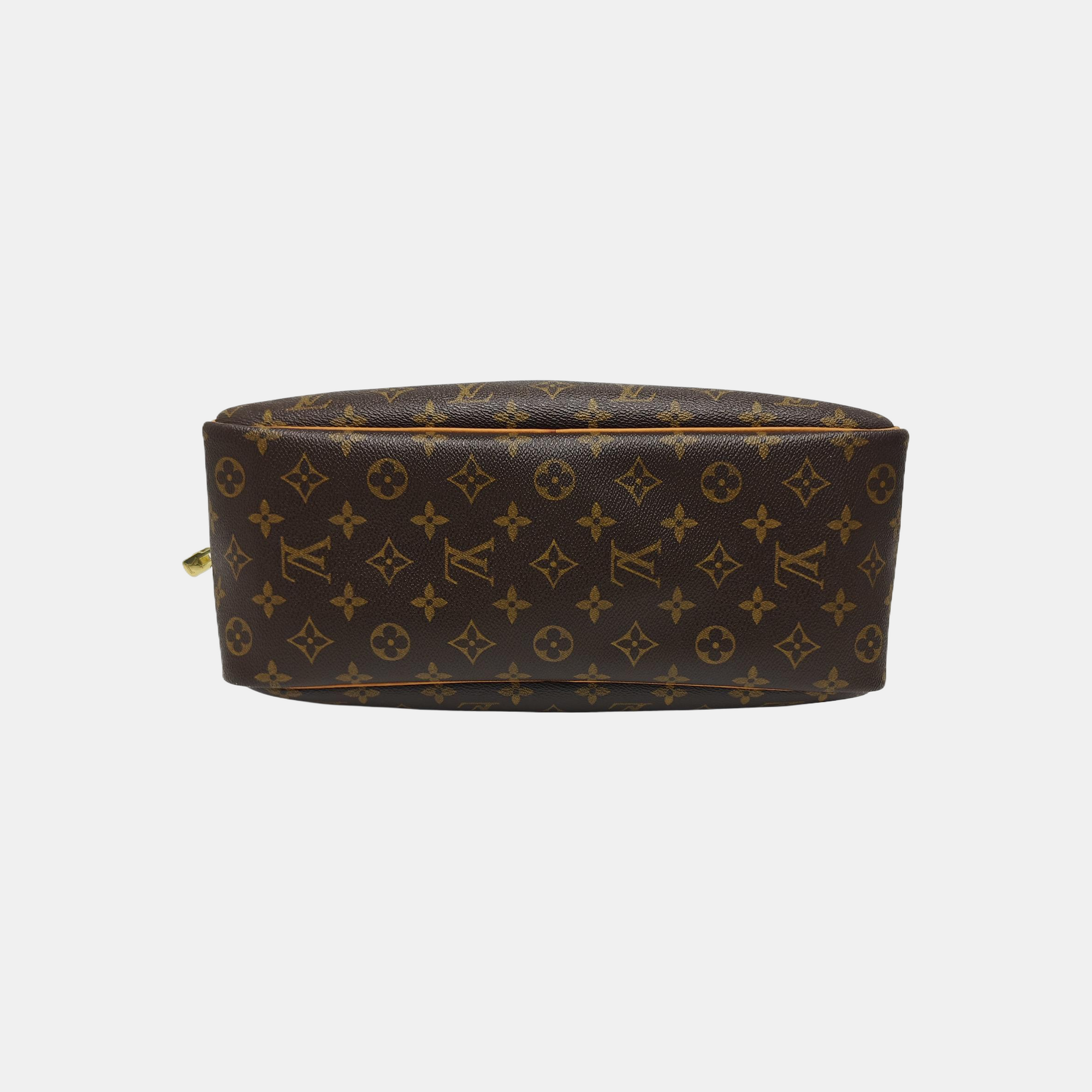 DEAUVILLE Monogram Coated Canvas Brown