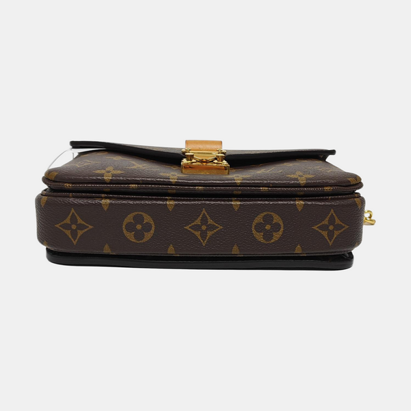 MÉTIS EAST WEST Monogram Coated Canvas Brown
