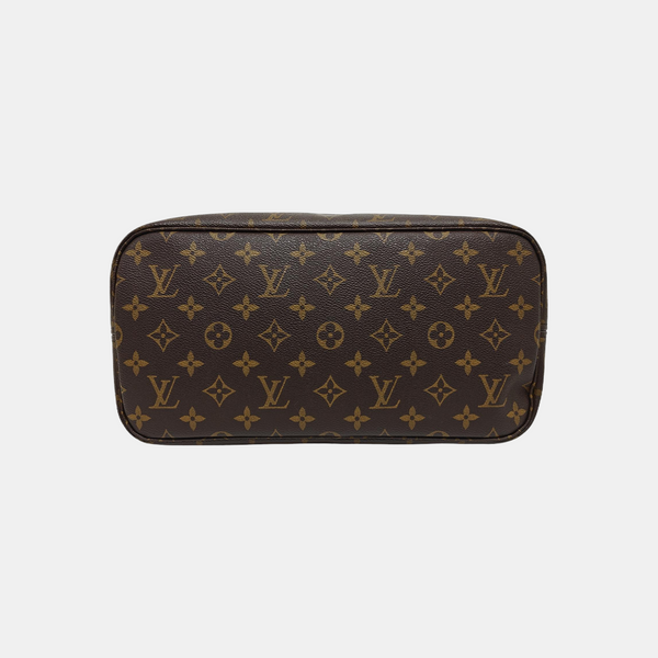 NEVERFULL MM Monogram Coated Canvas Brown