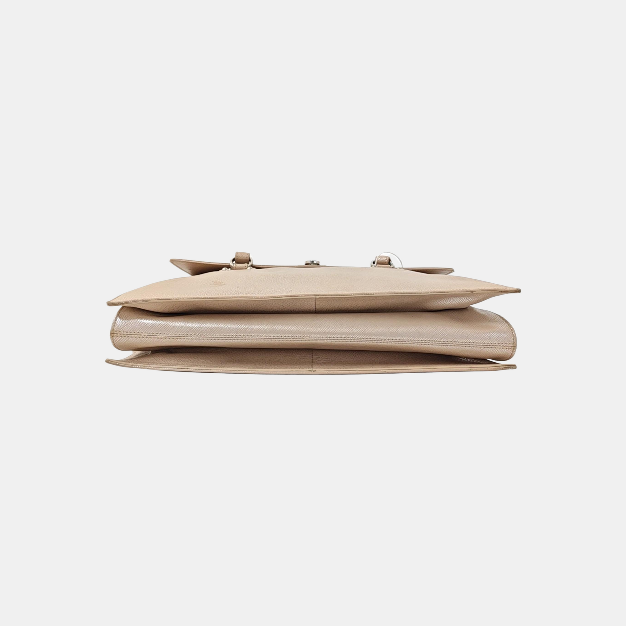 Calfskin Top Handle Bag Pink