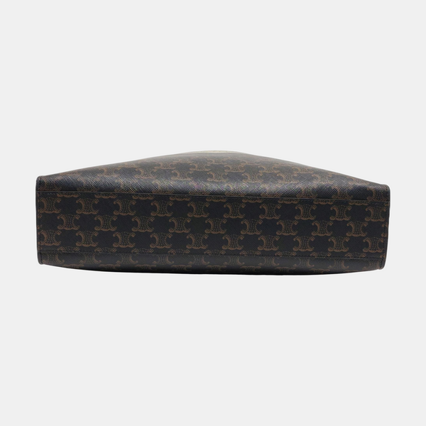 CABAS CELINE Medium Coated Canvas Black