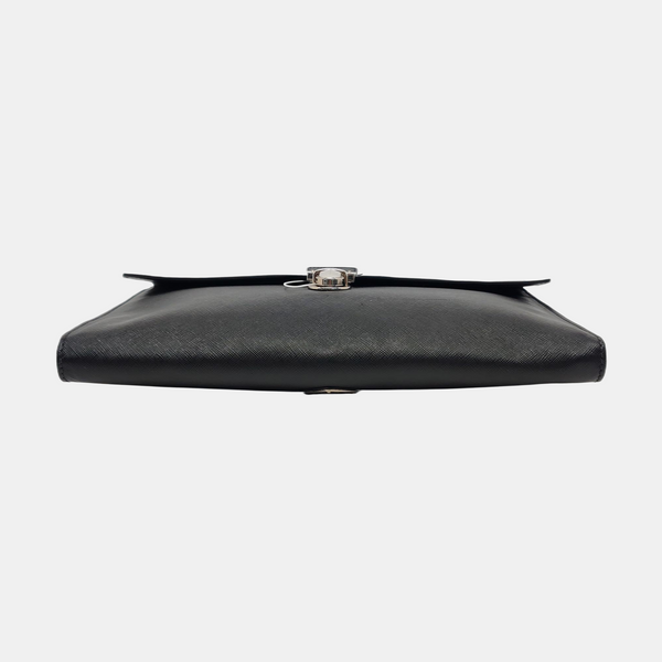 Leather Clutch Black