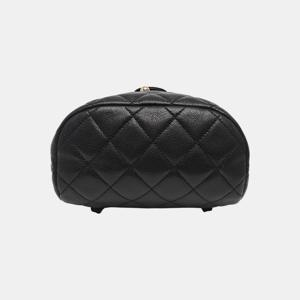 URBAN SPIRIT Small Quilted Grained Calfskin Black