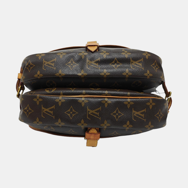 SAUMUR 30 Monogram Coated Canvas Brown