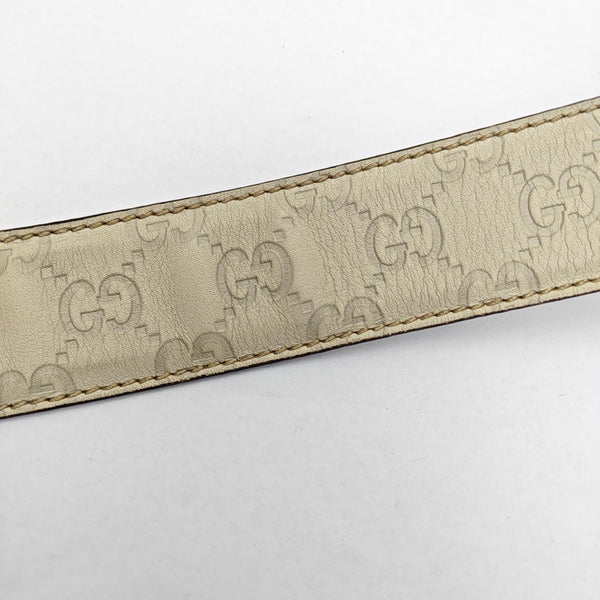 Leather Belt White