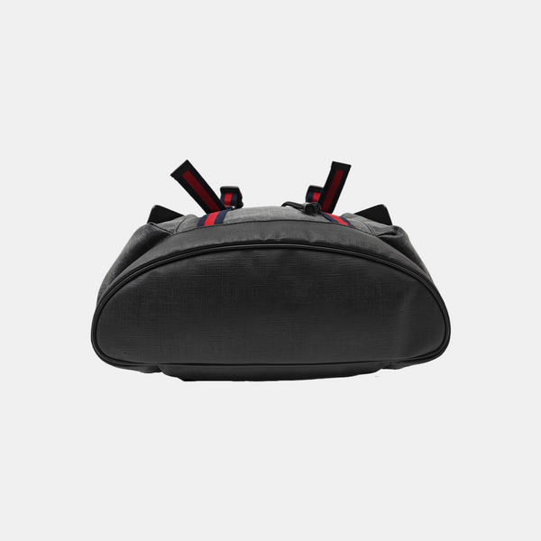 GG Supreme Monogram Coated Canvas Black